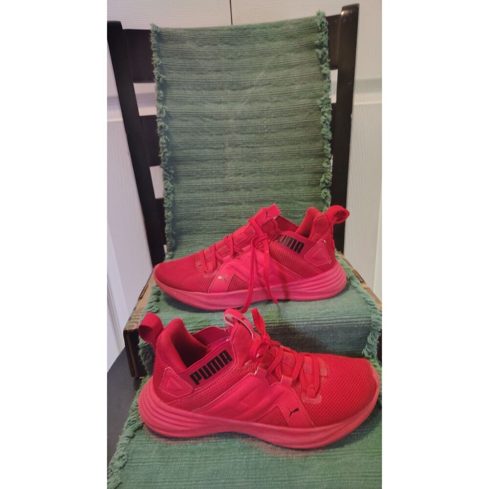 Puma Contempt Demi Men's Athletic Running Shoes Sneakers All Red Size 5.5